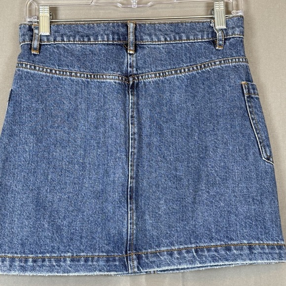 Lot Of 2 BDG Urban Outfitters Denim Mini Skirt Blue Black Small And Petite - Picture 5 of 10